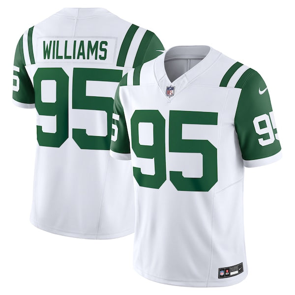 Quinnen Williams New York Jets Nike Classic Alternate Vapor F.U.S.E. Limited Jersey - White - Image 2