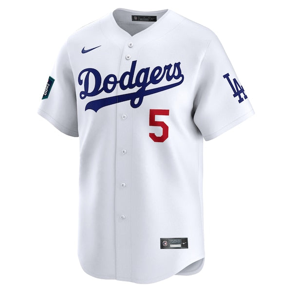 Freddie Freeman Los Angeles Dodgers Nike 2024 MLB World Tour Seoul Series Home Limited Player Jersey - White - Image 2