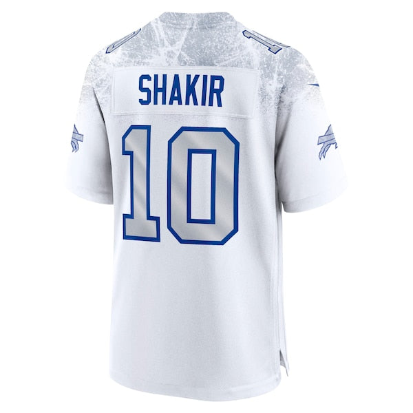 Khalil Shakir Buffalo Bills Nike 2025 Rivalries Collection Game Jersey - White - Image 4