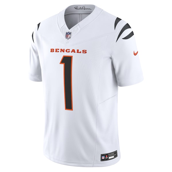 Ja'Marr Chase Cincinnati Bengals Nike Vapor F.U.S.E. Limited Jersey - White - Image 2