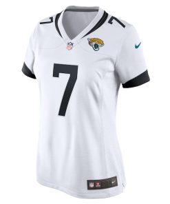 Alternative view of Byron Leftwich Jacksonville Jaguars Nike Women's Retired Player Game Jersey - White