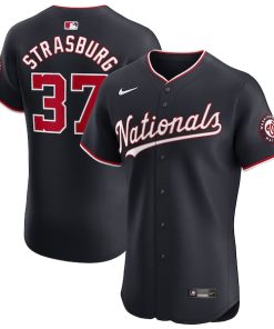 Stephen Strasburg Washington Nationals Nike Alternate Elite Player Jersey - Navy