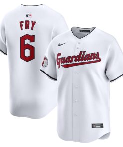David Fry Cleveland Guardians Nike Home Limited Player Jersey - White