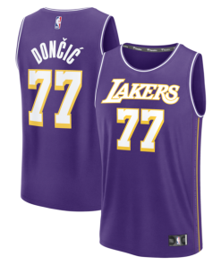 Luka Don?i? Los Angeles Lakers  Fast Break Jersey - Statement Edition - Purple