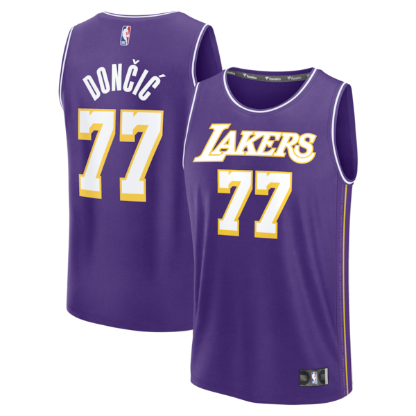 Luka Don?i? Los Angeles Lakers Fast Break Jersey - Statement Edition - Purple