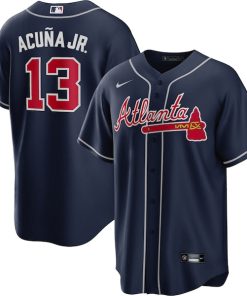 Ronald Acu?a Jr. Atlanta Braves Nike Big & Tall Alternate Replica Player Jersey - Navy