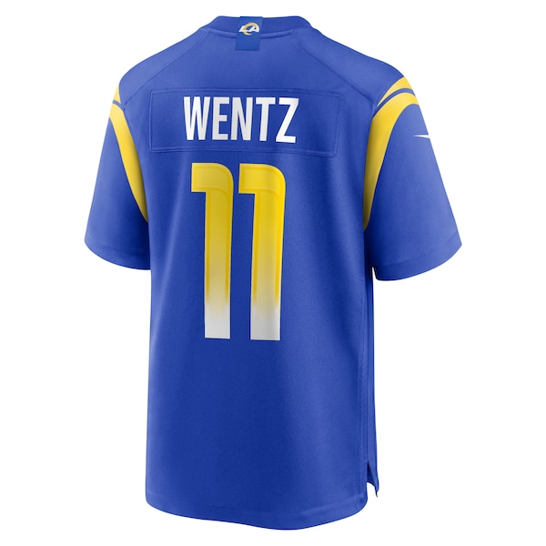 Carson Wentz Los Angeles Rams Nike Team Game Jersey - Royal - Image 3