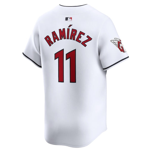 Jos¨¦ Ram¨ªrez Cleveland Guardians Nike Youth Home Limited Player Jersey?¨C White - Image 3