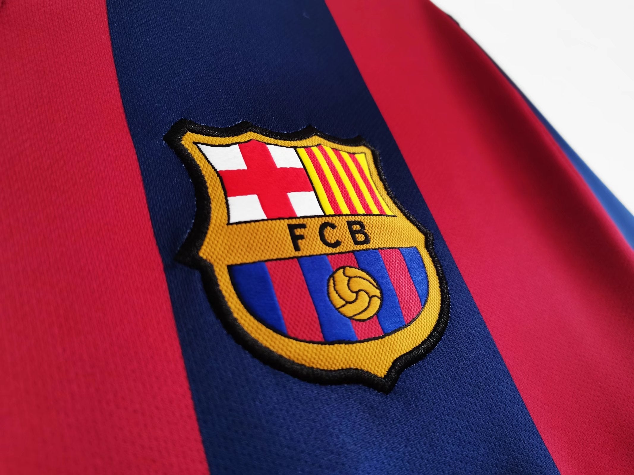 Barcelona 2014-15 Home Vintage Jersey - Image 6