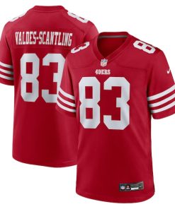 Marquez Valdes-Scantling San Francisco 49ers Nike Team Game Jersey -  Scarlet