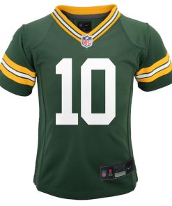 Alternative view of Jordan Love Green Bay Packers Nike Preschool Team Player Game Jersey - Green