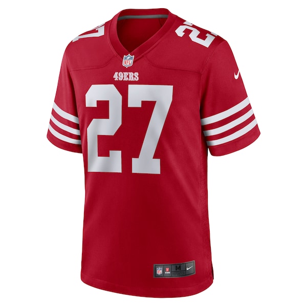 Ji'Ayir Brown San Francisco 49ers Nike Team Game Jersey - Scarlet - Image 2