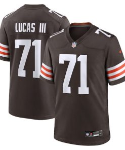 Cornelius Lucas Cleveland Browns Nike Team Game Jersey -  Brown