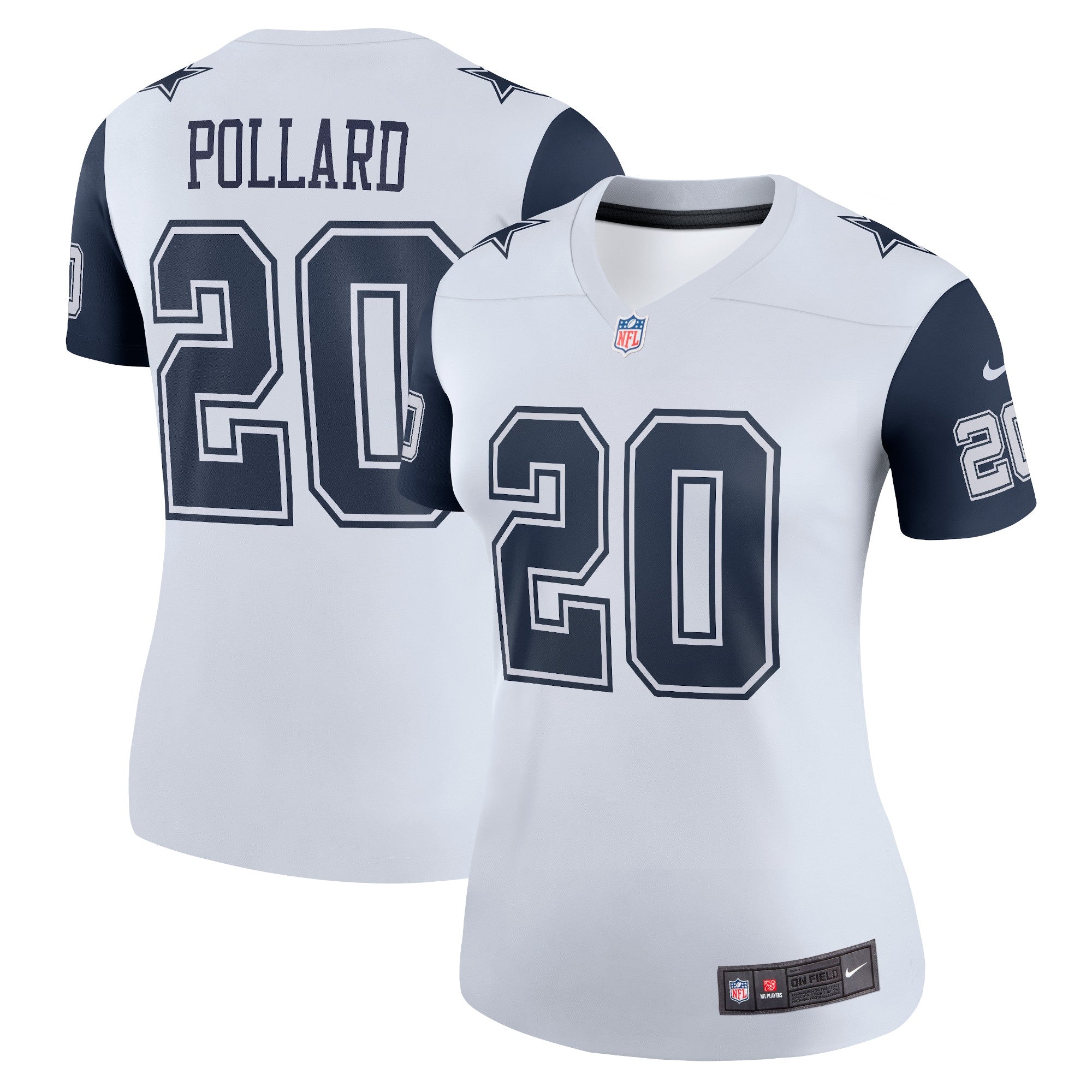 Tony Pollard Dallas Cowboys Nike Women's Legend Jersey - Navy/White - Image 2