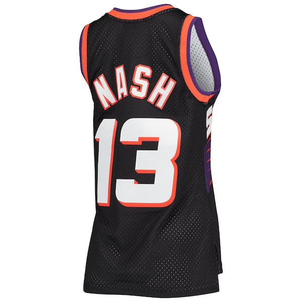 Steve Nash Phoenix Suns Women's Hardwood Classics Swingman Jersey - Black - Image 3