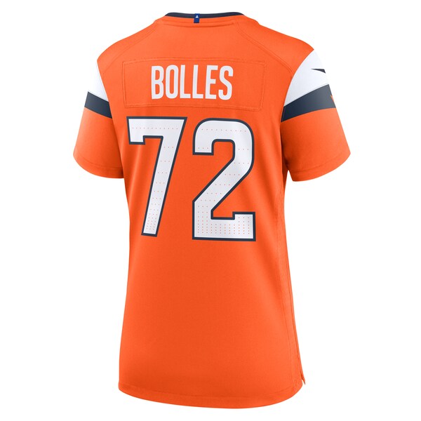 Garett Bolles Denver Broncos Nike Women's Team Game Jersey - Orange - Image 3
