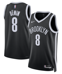 Egor D?min Brooklyn Nets Nike Unisex Swingman Jersey - Icon Edition - Black