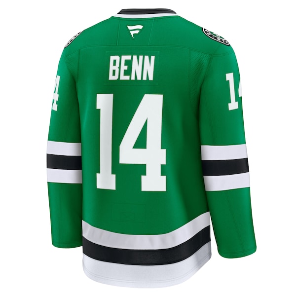 Jamie Benn Dallas Stars Home Premium Jersey - Kelly Green/Black - Image 4