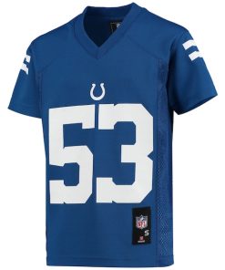 Alternative view of Shaquille Leonard Indianapolis Colts Youth Replica Player Jersey - Royal
