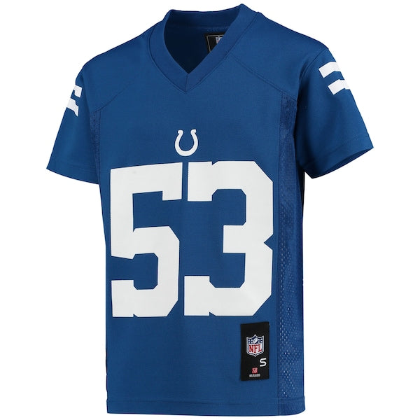 Shaquille Leonard Indianapolis Colts Youth Replica Player Jersey - Royal - Image 2