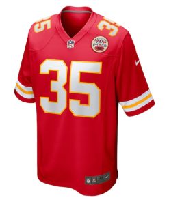 Alternative view of Jaylen Watson Kansas City Chiefs Nike Game Player Jersey - Red