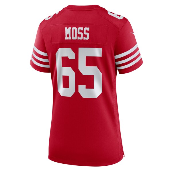 Drew Moss San Francisco 49ers Nike Women's Team Game Jersey - Scarlet - Image 3