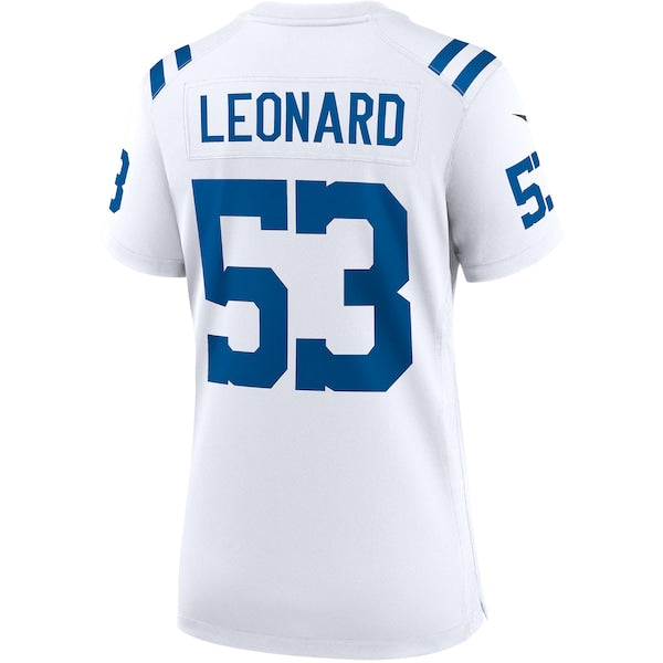Shaquille Leonard Indianapolis Colts Nike Women's Game Player Jersey - White - Image 3