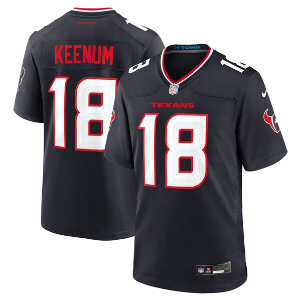 Case Keenum Houston Texans Nike Team Game Jersey - Navy