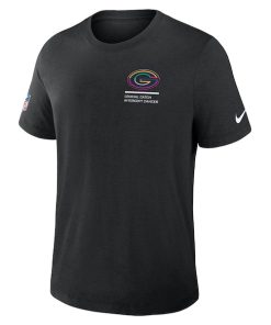 Alternative view of Green Bay Packers Nike 2025 NFL Crucial Catch Tri-Blend Dri-FIT T-Shirt - Black