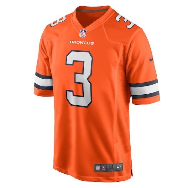 Russell Wilson Denver Broncos Nike Alternate Game Jersey - Orange - Image 2