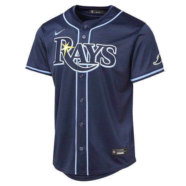 Tampa Bay Rays Youth Road Limited Jersey - Navy/Light Blue - Image 3