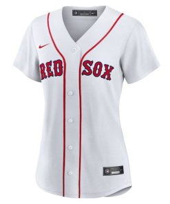 Alternative view of Rafael Devers Boston Red Sox Nike Women's Home Replica Player Jersey - White