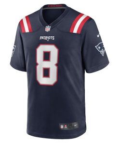 Alternative view of Ja'Whaun Bentley New England Patriots Nike Game Player Jersey - Navy