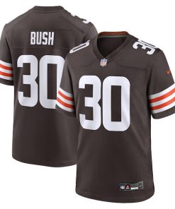 Devin Bush Cleveland Browns Nike  Game Jersey -  Brown