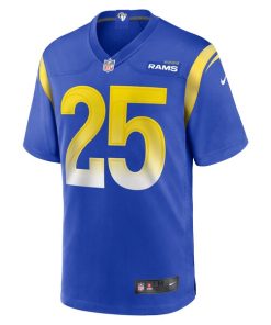 Alternative view of Quindell Johnson Los Angeles Rams Nike Team Game Jersey -  Royal