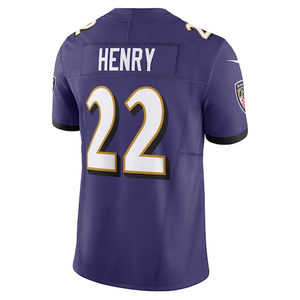 Derrick Henry Baltimore Ravens Nike Vapor F.U.S.E. Limited Jersey - Purple/Black - Image 4