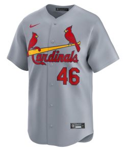 Alternative view of Paul Goldschmidt St. Louis Cardinals Nike Away Limited Player Jersey - Gray