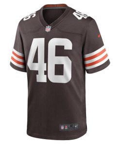 Alternative view of Don Fleming Cleveland Browns Nike Retired Player Jersey - Brown