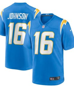 Tyler Johnson Los Angeles Chargers Nike Team Game Jersey -  Powder Blue