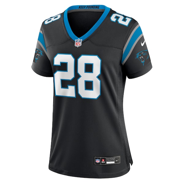 Tarik Cohen Carolina Panthers Nike Women's Game Jersey - Black - Image 2