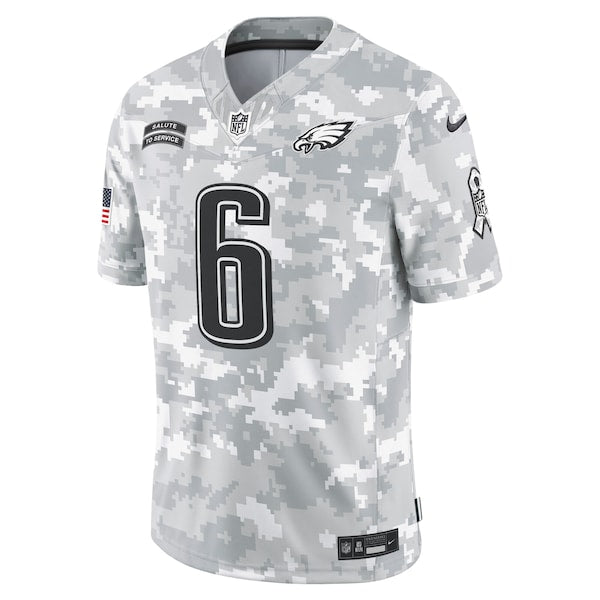 DeVonta Smith Philadelphia Eagles Nike 2024 Salute to Service Limited Jersey - Arctic Camo - Image 2