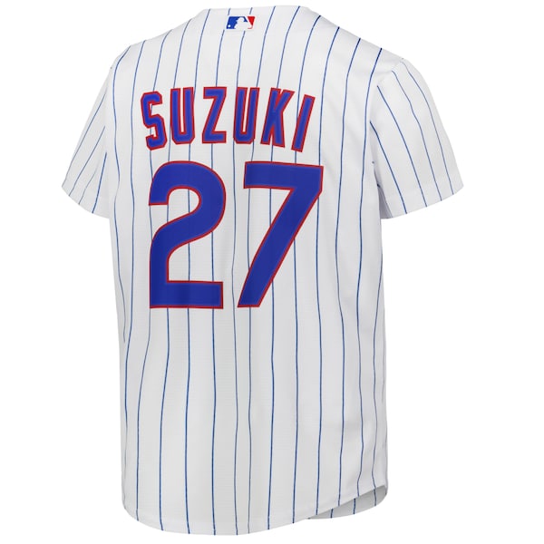 Seiya Suzuki Chicago Cubs Nike Youth Alternate Replica Player Jersey - White - Image 3