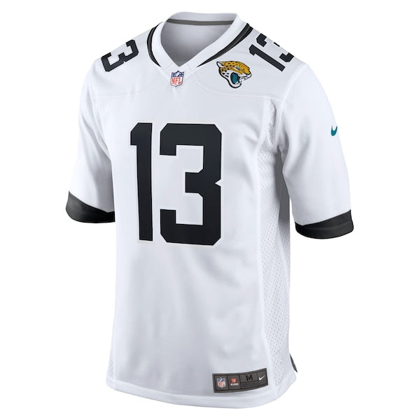 Christian Kirk Jacksonville Jaguars Nike Game Jersey - White/Teal - Image 4