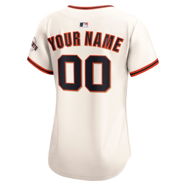 San Francisco Giants Nike Women's Home Limited Custom Jersey - Cream - Image 3