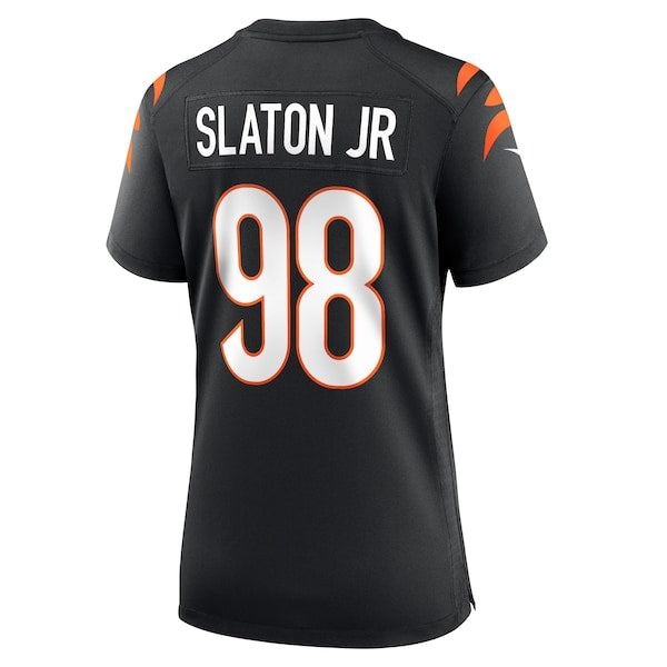 Tedarrell Slaton Jr Cincinnati Bengals Nike Women's Team Game Jersey - Black - Image 4