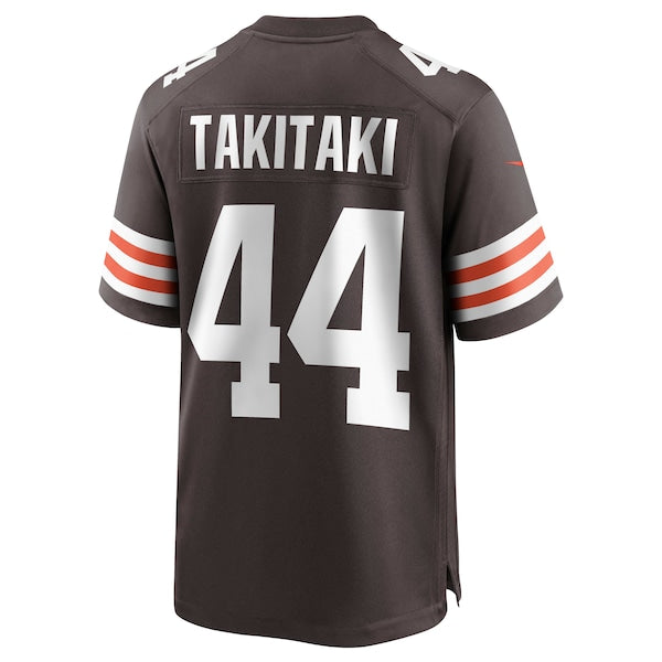 Sione Takitaki Cleveland Browns Nike Game Jersey - Brown - Image 3