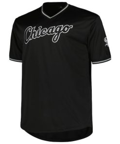 Alternative view of Chicago White Sox Profile Big & Tall Pop Fashion Jersey - Black
