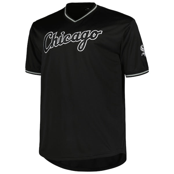 Chicago White Sox Profile Big & Tall Pop Fashion Jersey - Black - Image 2