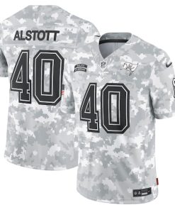 Mike Alstott Tampa Bay Buccaneers Nike 2024 Salute to Service Retired Player Limited Jersey - Arctic Camo