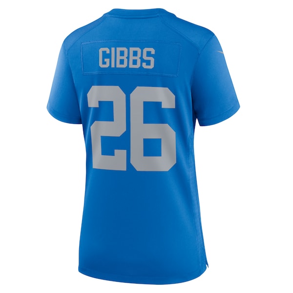 Jahmyr Gibbs Detroit Lions Nike Women's Alternate Game Jersey - Blue - Image 3